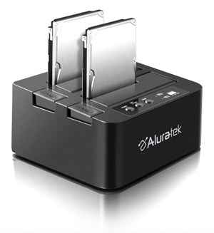 USB 3.0 Superspeed Dual Bay SATA Hard Drive Duplicator