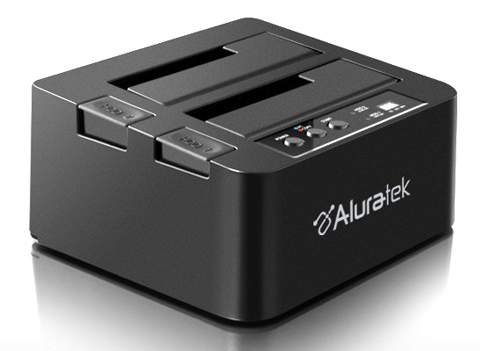 USB 3.0 Superspeed Dual Bay SATA Hard Drive Duplicator