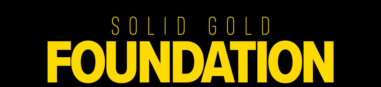 Solid gold foundation icon