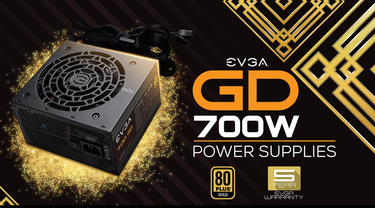 EVGA 100-GD-0700-V1 Power Supply Face forward