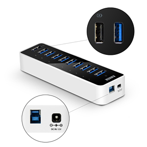 Anker USB 3.0 9-Port Hub + 5V 2.1A Charging Port