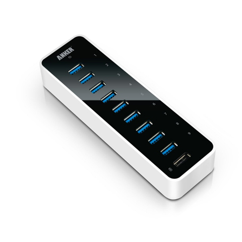 Anker USB 3.0 9-Port Hub + 5V 2.1A Charging Port
