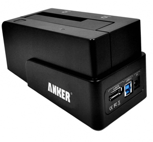 Anker USB 3.0 and eSATA To SATA External Hard Drive Docking Station for 2.5 / 3.5in HDD and SSD