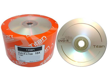 Titan 4.7GB 16X DVD-R 50 Packs Disc Model T6891192 - Newegg.com