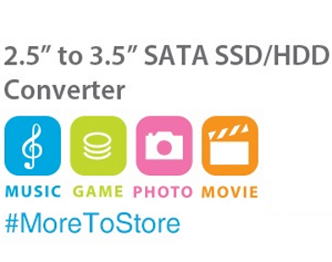 VANTEC MRK-235ST 2.5 inch  to 3.5 inch SATA SSD/HDD Converter