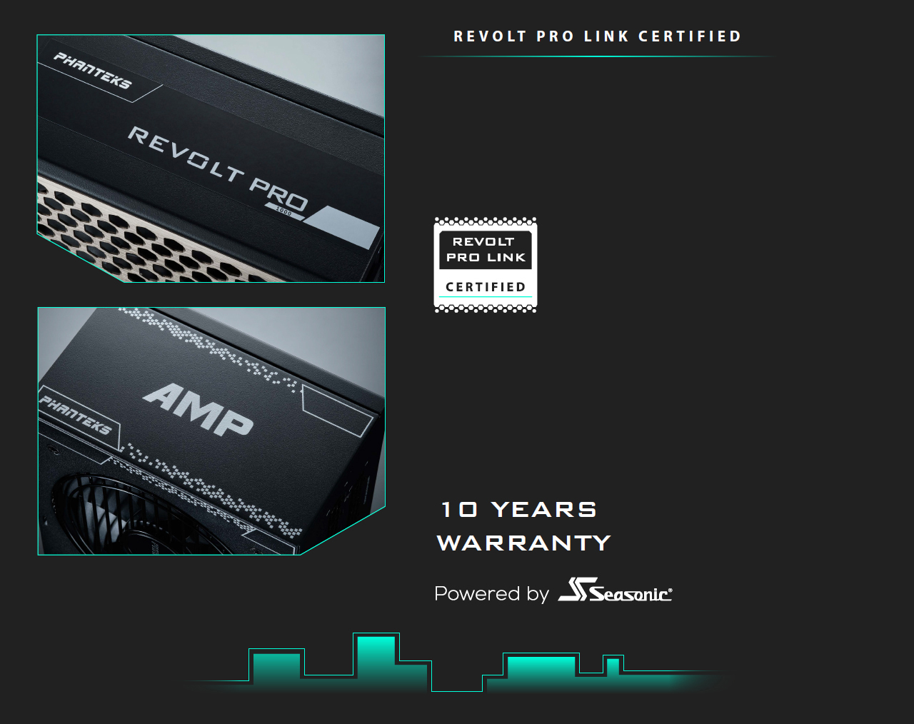 Phanteks AMP Series ATX Power Supply revolt pro link certified