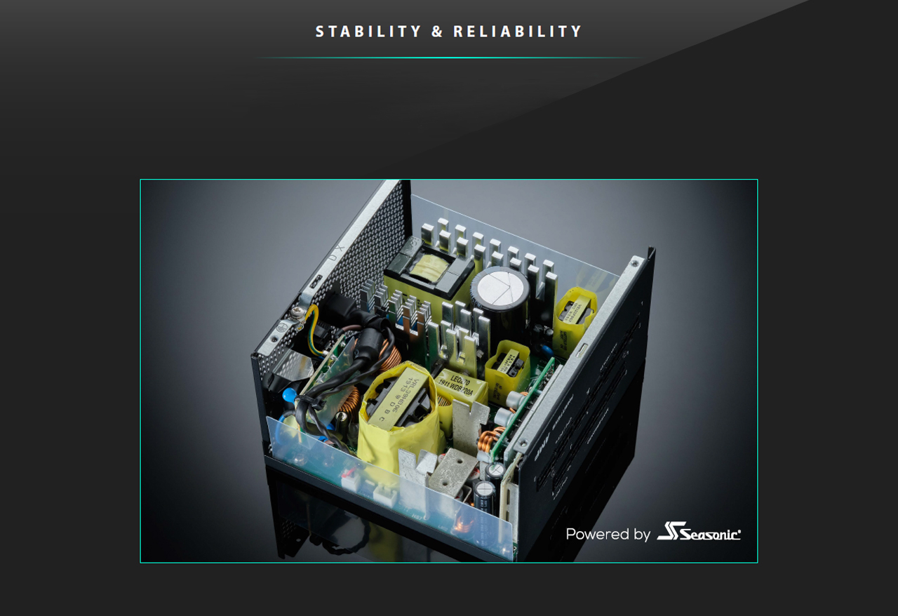 Phanteks AMP Series ATX Power Supply internal structure show