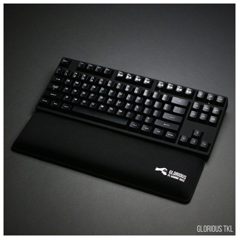 GLORIOUS MECHANICAL KEYBOARD GAMING WRIST PAD/REST (13MM OR 25MM THICK)