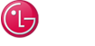 LG life's good logo on a black background
