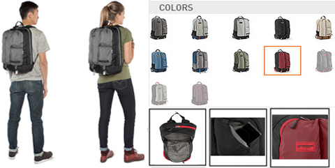 timbuk2 showdown backpack diablo Timbuk2 Showdown Laptop Backpack Diablo- Nylon 346-3-6061 OS