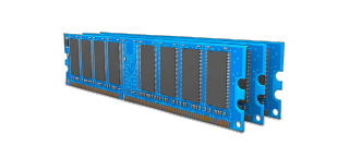 three ECC memory modules