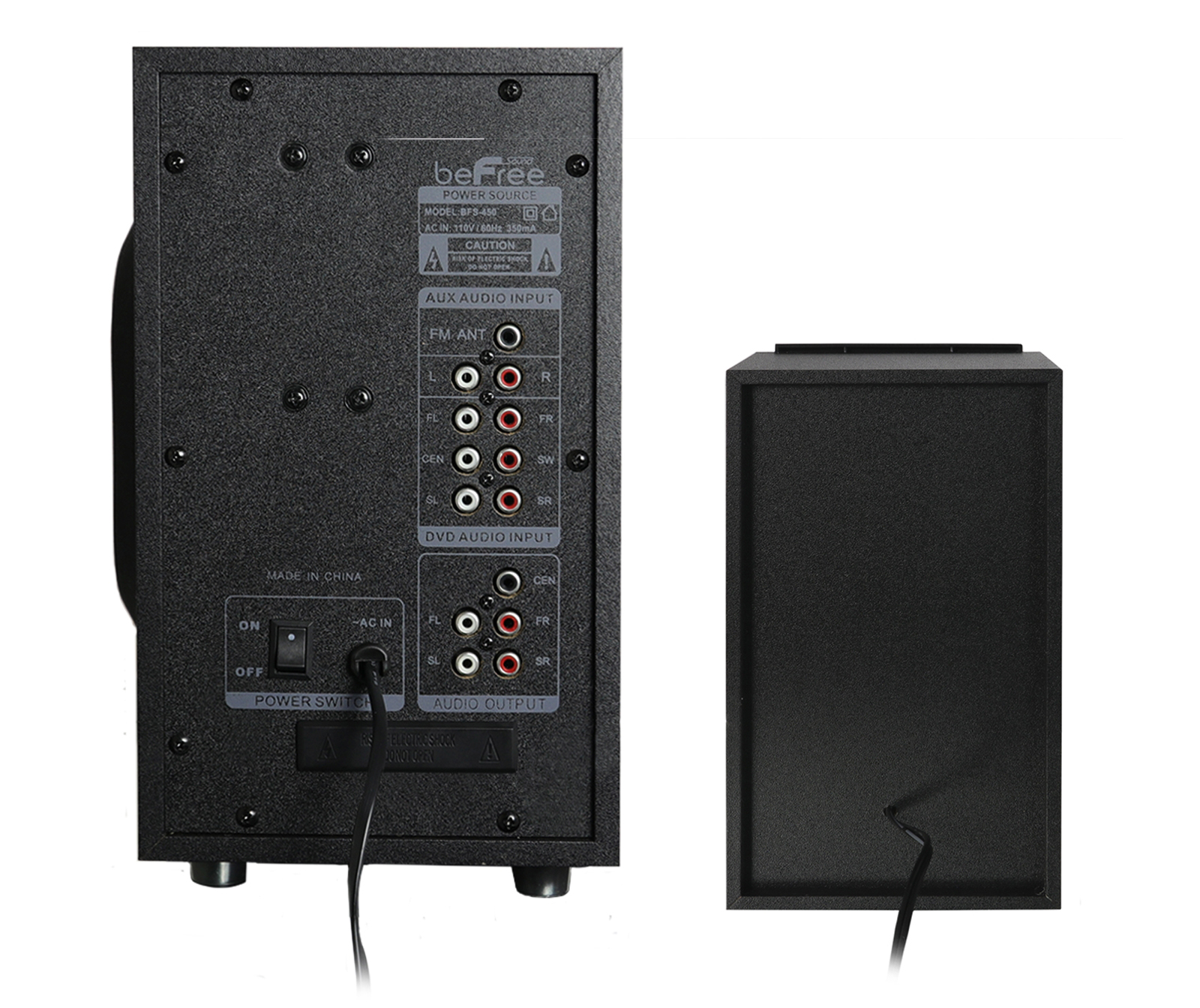 BeFree Sound 5.1 Channel Bluetooth Surround Sound Speaker System