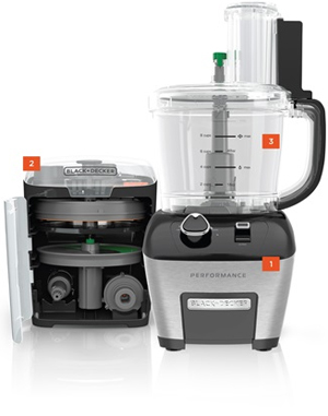 BLACK DECKER FP6000 Performance Dicing Food Processor Stainless