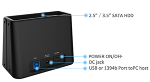 USB 3.0 HDD Storage Docking Station ST33U