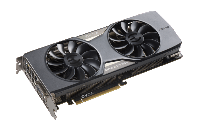 EVGA GeForce GTX 980 Ti 06G-P4-4995-KR 6GB SC+ GAMING w/ACX 2.0+, Whisper  Silent Cooling w/ Free Installed Backplate Graphics Card