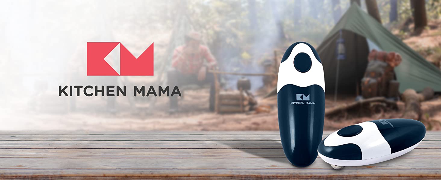 Kitchen Mama Electric Can Opener 2.0: Upgraded Blade Opens Any Can Shape -  Sm