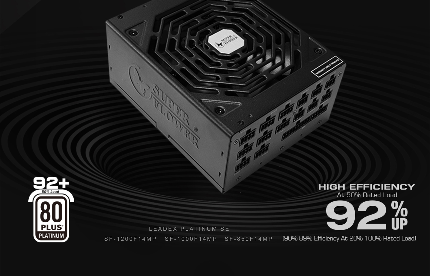 Super Flower Leadex Platinum SE 1000W 80+ Platinum, 10 Years 