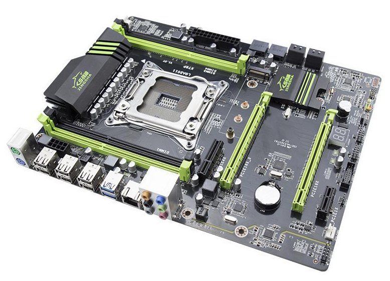 Horizontal view of Jinsha X79-P ATX Motherboard