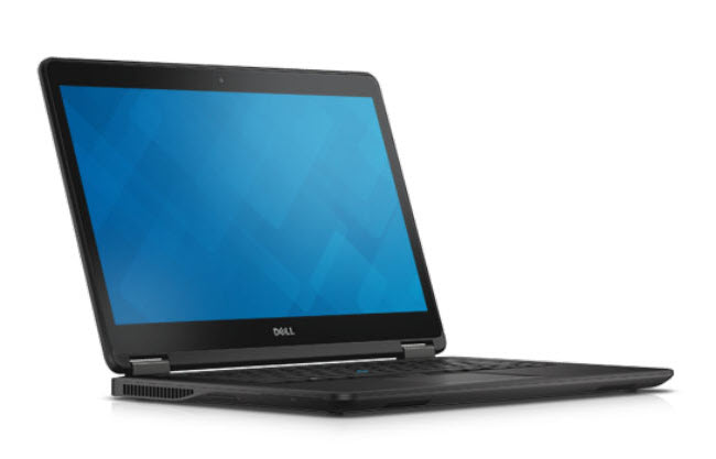 Latitude E7450 open and angled to the right