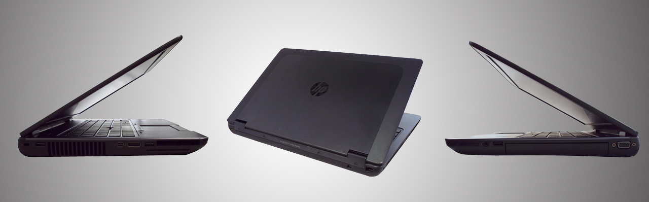 Three opened notebooks with one facing right, one facing backward, and the last facing left