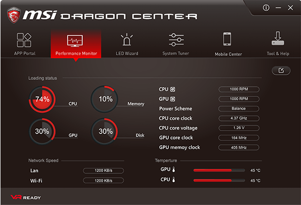 Msi dragon best sale center gtx 1060