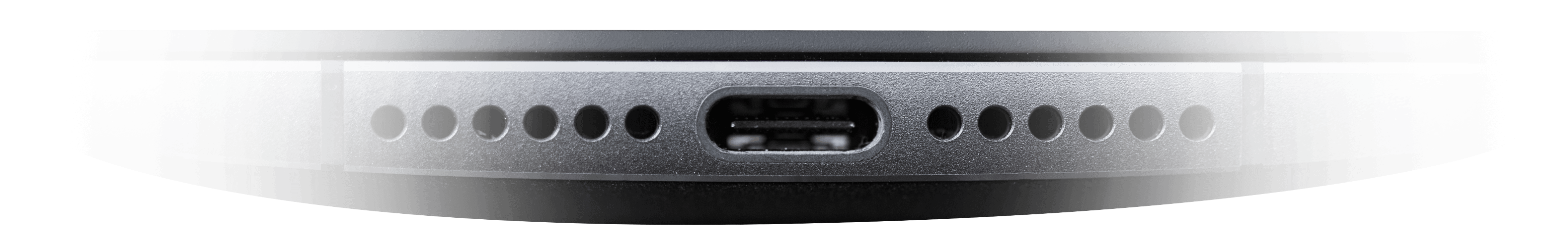 A USB-C port