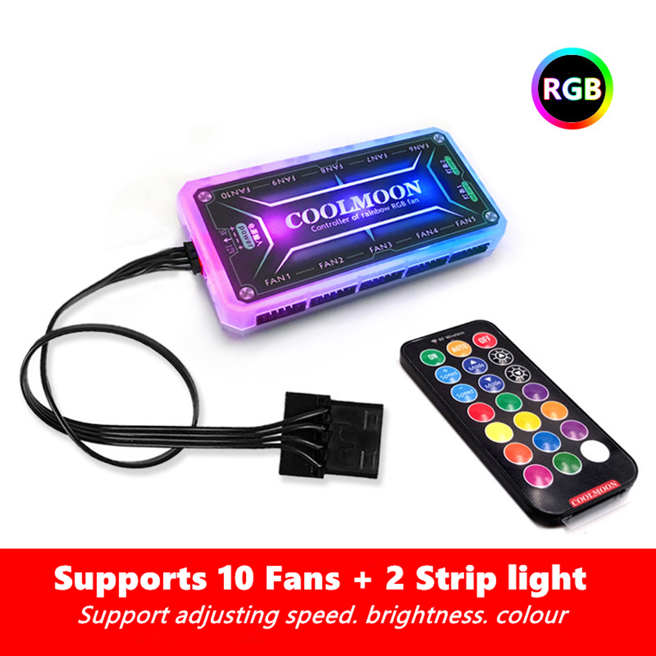 Kit RGB LED PWM Case Fans