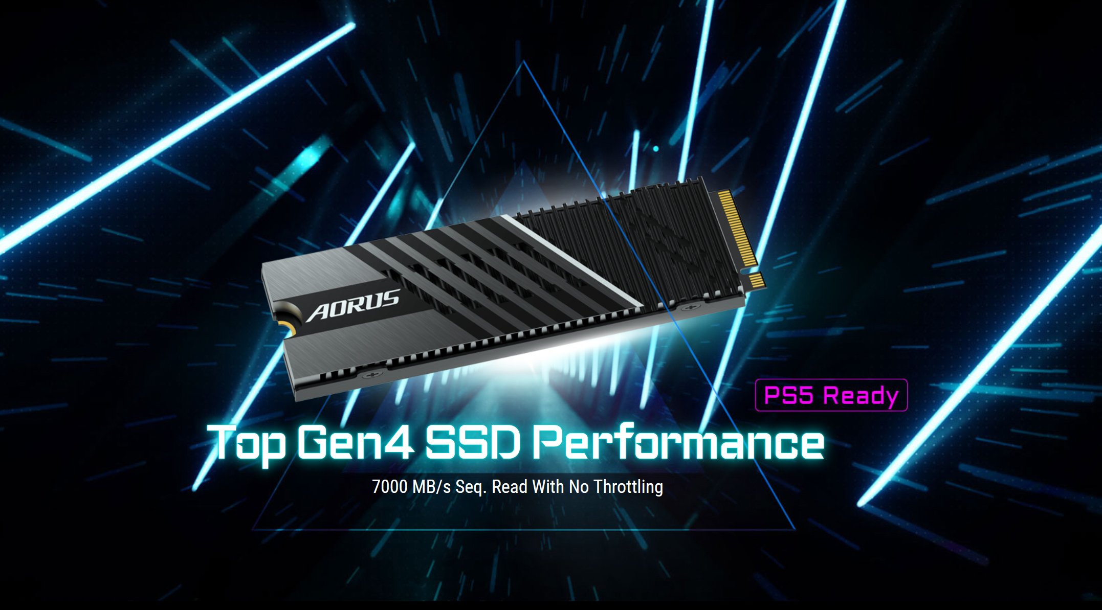 GIGABYTE AORUS Gen4 7000s M.2 2280 2TB PCI-Express 4.0 x4, NVMe 1.4 3D TLC  NAND GP-AG70S2TB