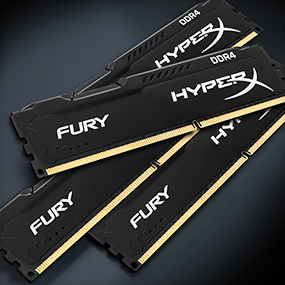 HyperX Fury 64GB (4 x 16GB) DDR4 2133MHz DRAM (Desktop Memory