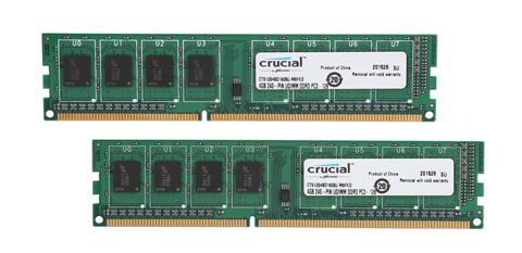 Two memory modules are prensented