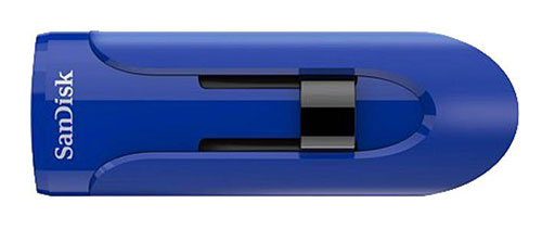 Blue SanDisk Cruzer Glide USB Flash Drive