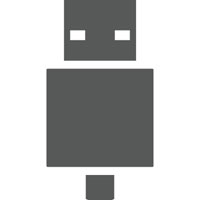USB connector icon