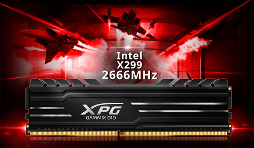 XPG GAMMIX D10 8GB (2 x 4GB) DDR4 2666 (PC4 21300) Desktop Memory