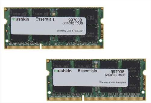 Two Mushkin Enhanced Essentials Laptop Memory Sticks