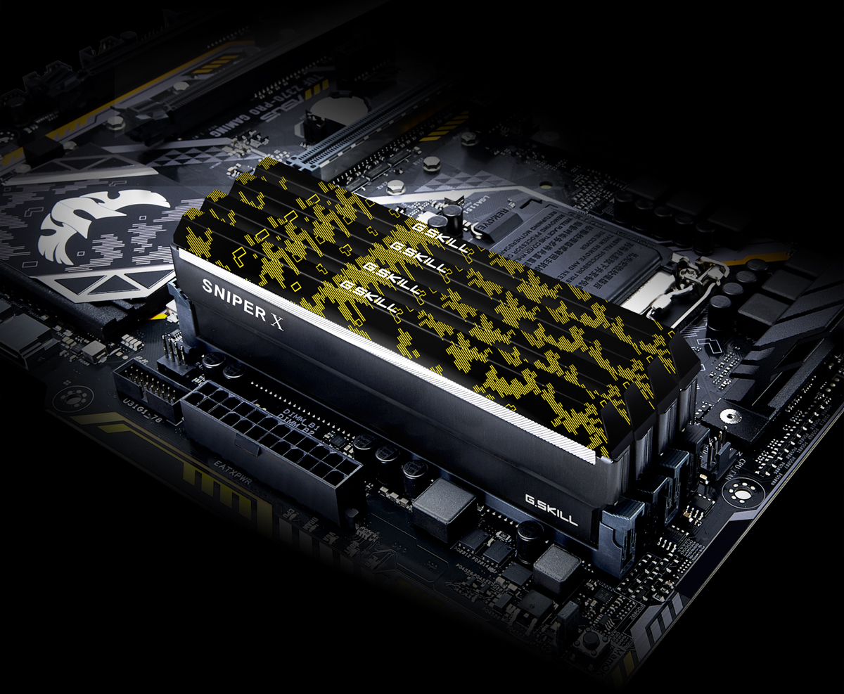 G.SKILL Sniper X Series 64GB (4 x 16GB) DDR4 3600 (PC4 28800