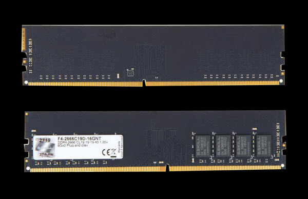 G.SKILL Value Series 16GB (2 x 8GB) DDR4 2666 (PC4 21300