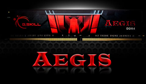 G.Skill AEGIS DDR4 Memory and Graphic Text