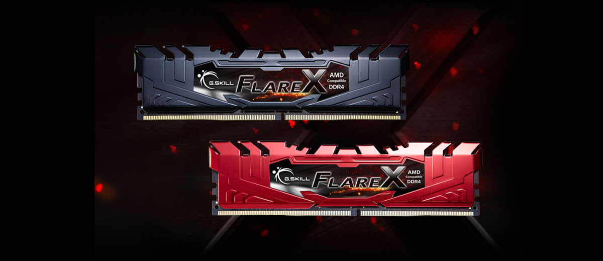 G.SKILL Flare X Series 32GB (4 x 8GB) 288-Pin PC RAM DDR4 3200 G.SKILL FLARE X DDR4-3200 8GBx2 (16GB)