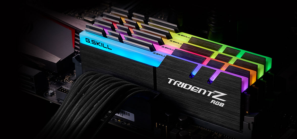 G.SKILL TridentZ RGB Series 32GB (2 x 16GB) 288-Pin PC RAM DDR4 4600 ...