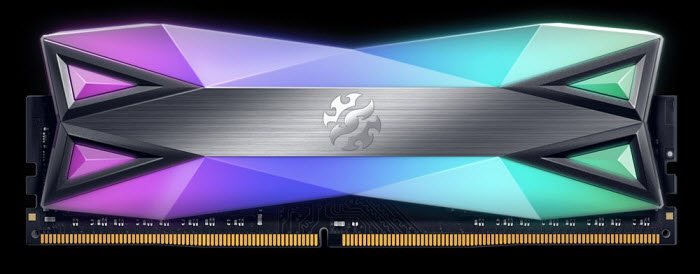 XPG SPECTRIX D60G 16GB (2 x 8GB) DDR4 3600 (PC4 28800) RGB Desktop