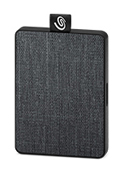 Black Textile Seagate One Touch