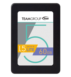 TEAMGROUP L5 LITE 480GB SSD facing forward