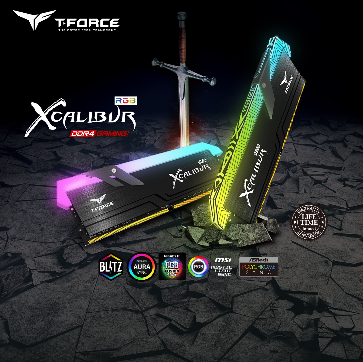 Team T-FORCE XCALIBUR RGB DDR4 3600 Review - Overclockers