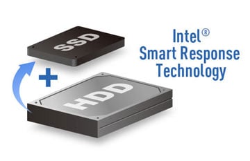 Intel Smart Response Technology Connecting an HDD and SSD