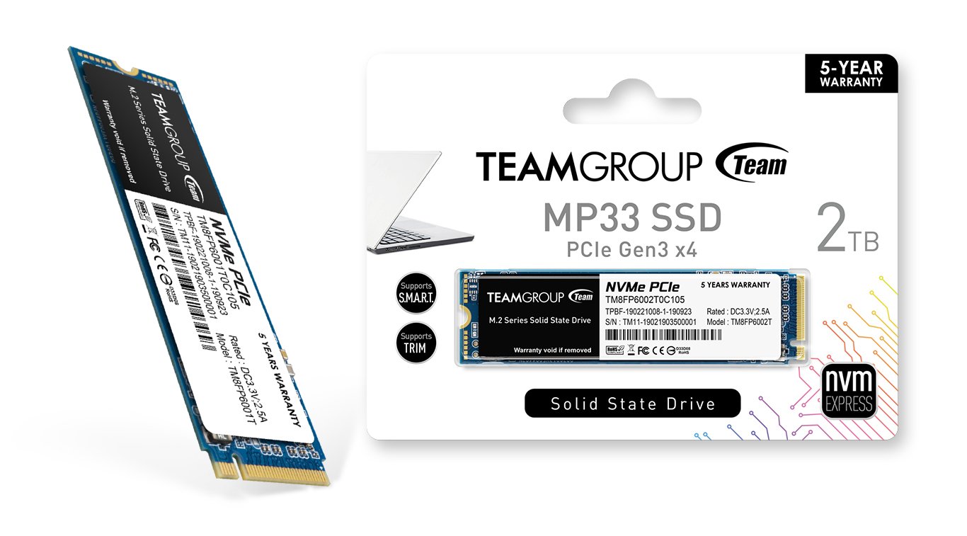 Team Group MP33 M.2 2280 1TB PCIe 3.0 x4 Internal SSD - Newegg.ca