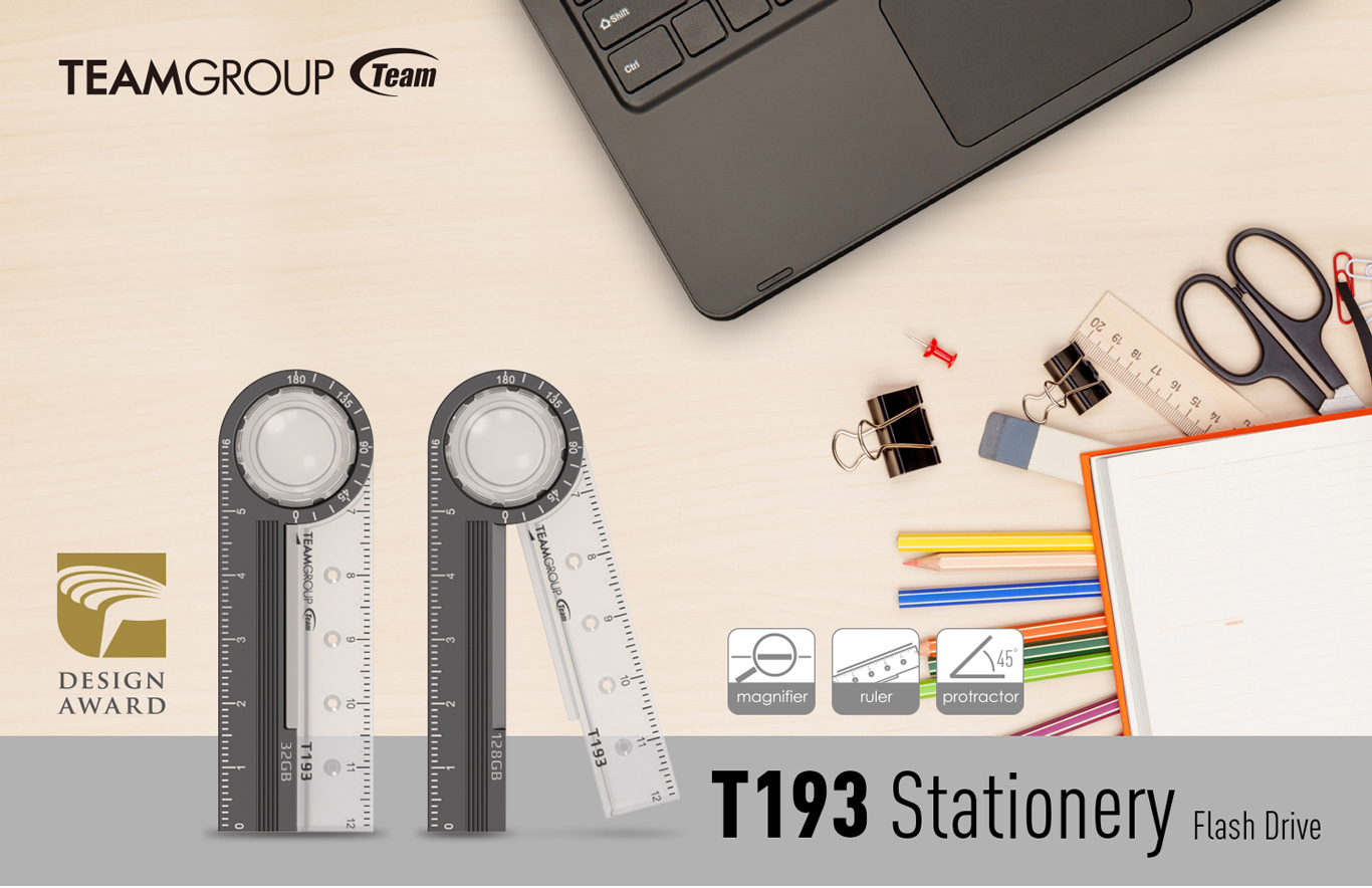 Team Group T193 Stationery facing forward and Team Group logo