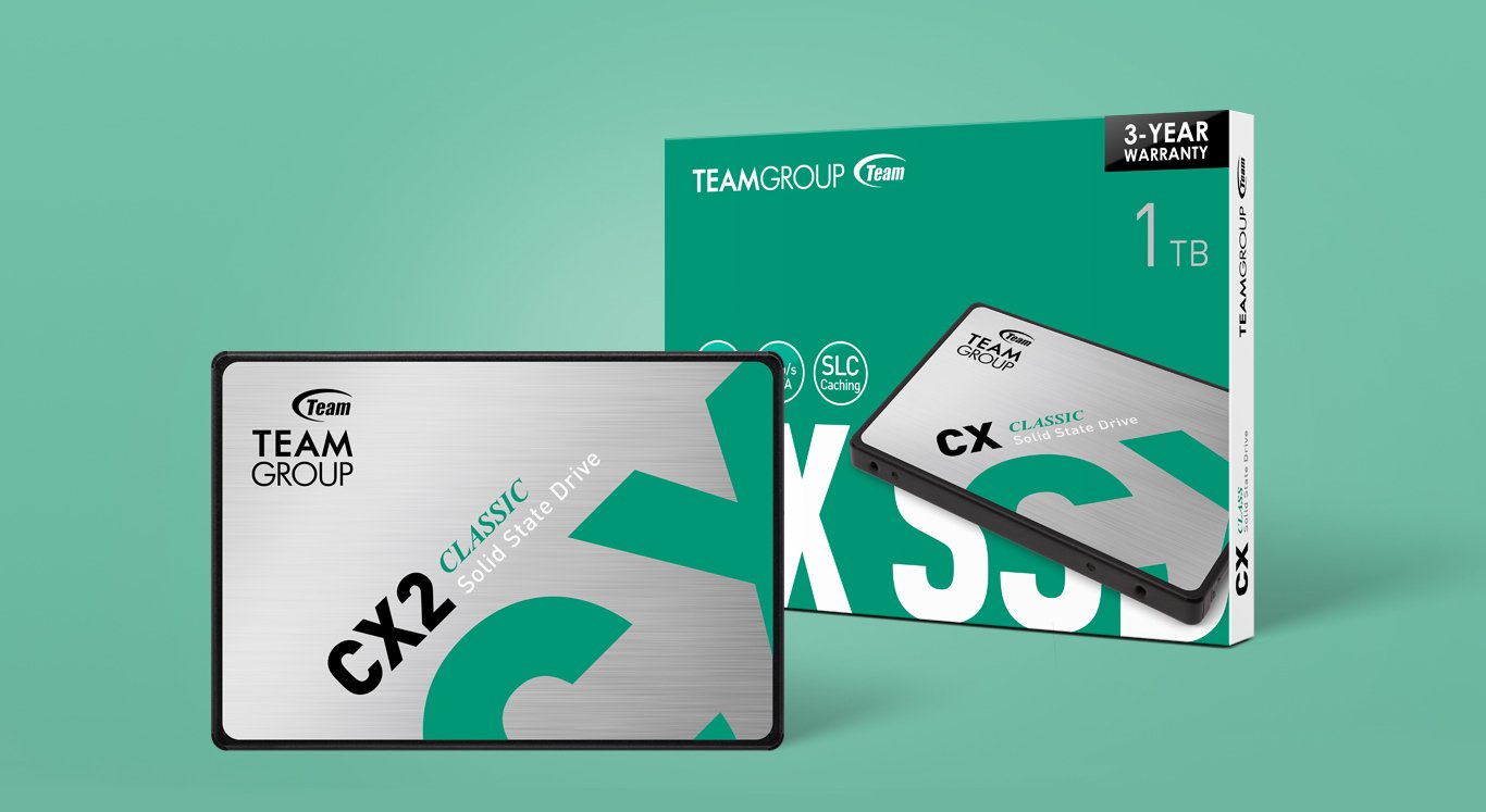 Team Group CX2 2.5 512GB SATA III 3D NAND Internal SSD 