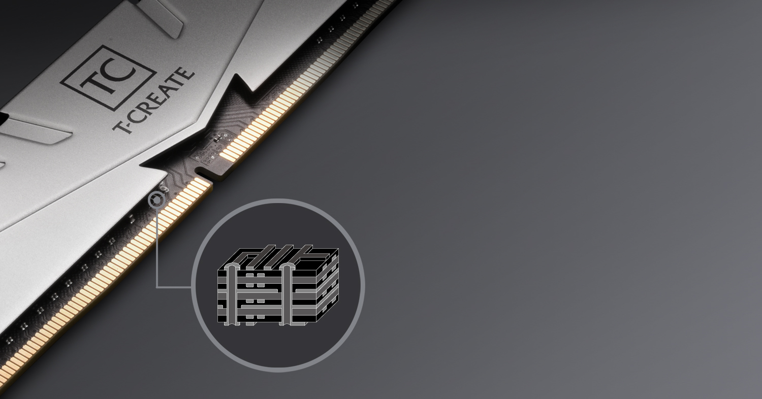 Team T-Create Classic 10 LAYERS 16GB (2 x 8GB) 288-Pin PC RAM DDR4 