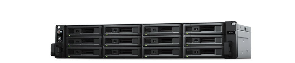 Synology RX1217RP Redundant Power Expansion for RackStation Angled to the Left