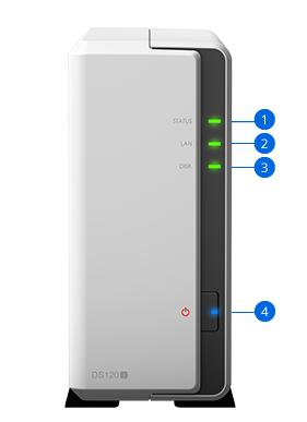 Synology 1 Bay Desktop NAS DiskStation DS120j (Diskless) - Newegg.com